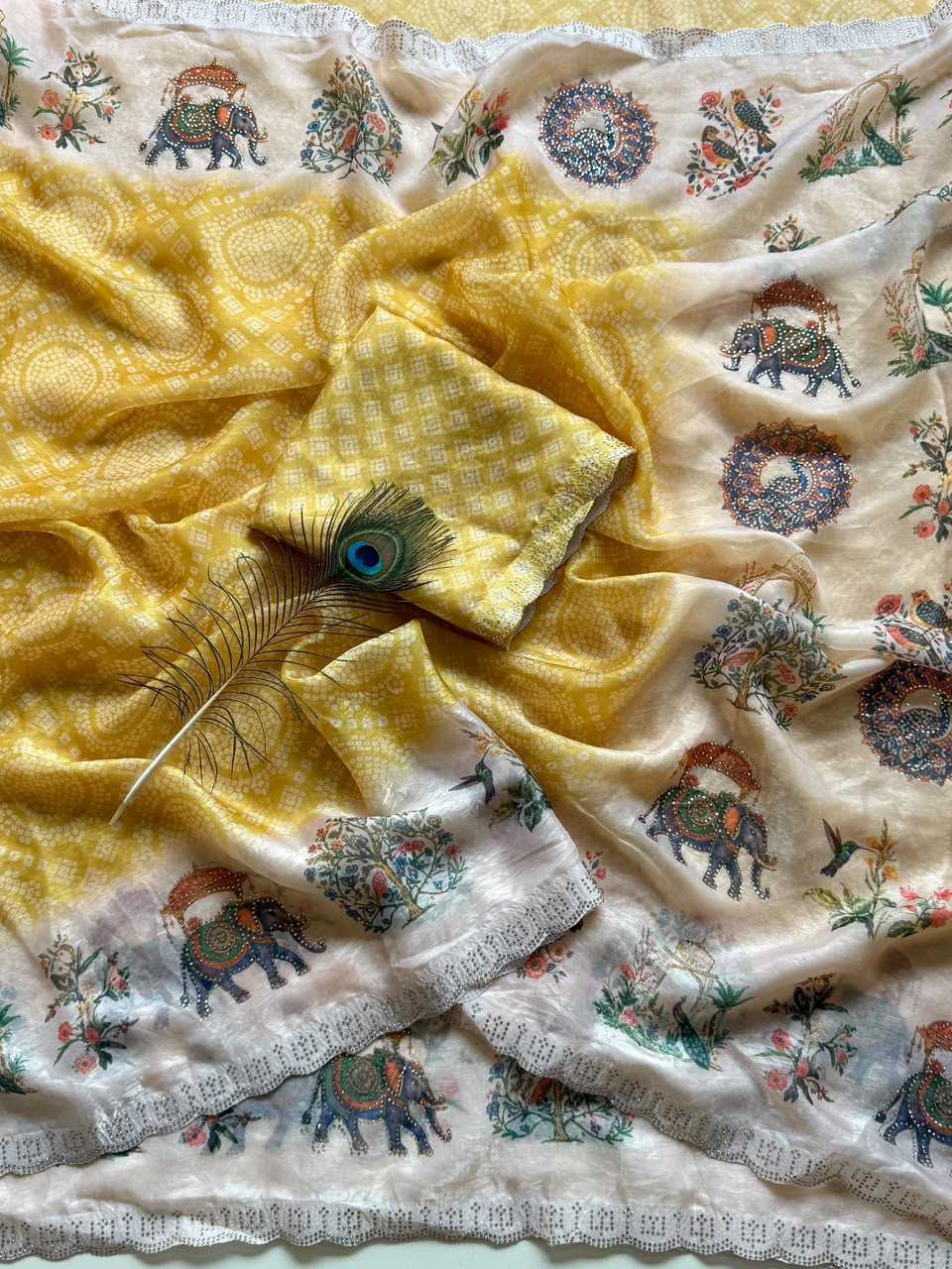 Printed Saree