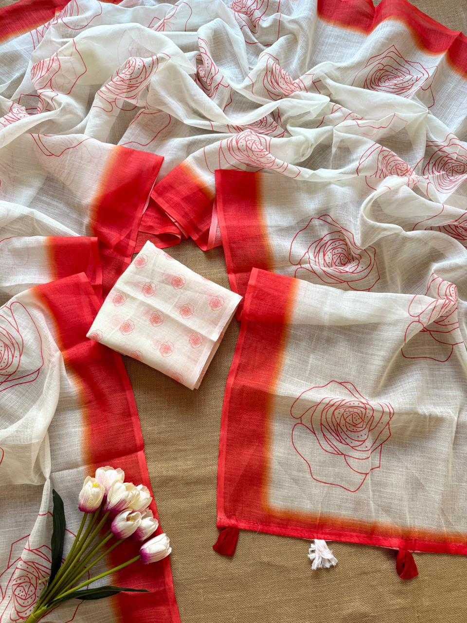 Printed Saree