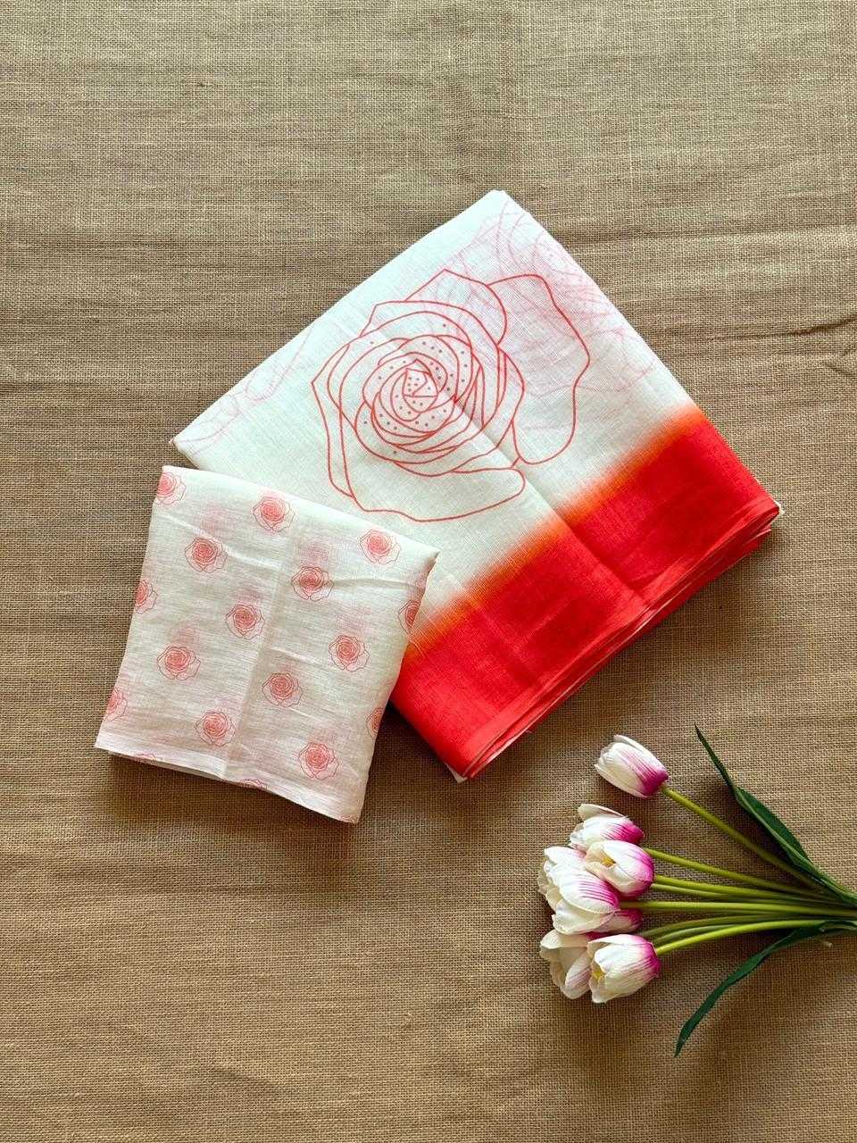 Printed Saree