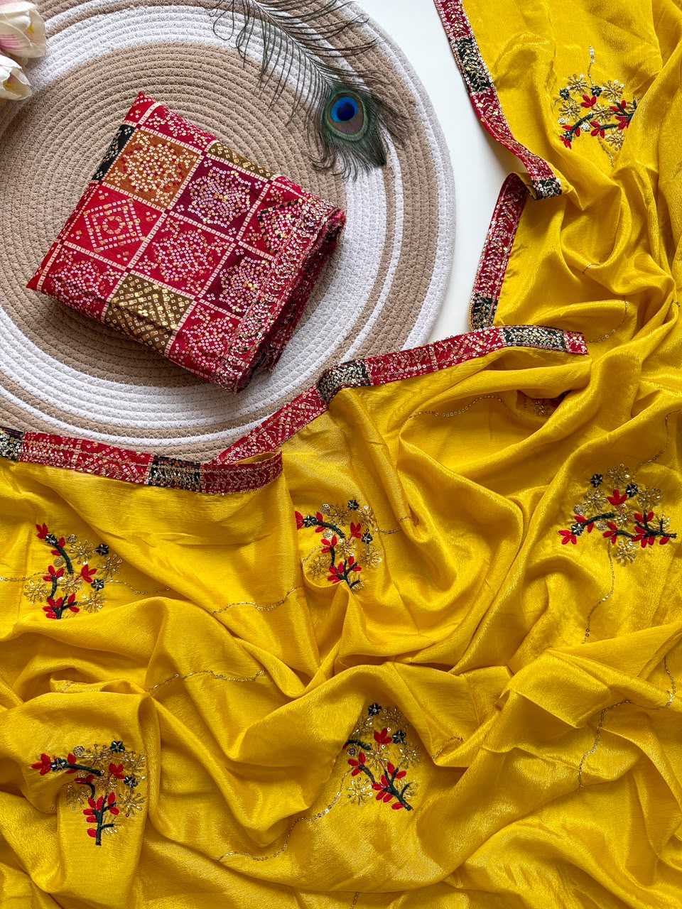 Chinon Designer Saree