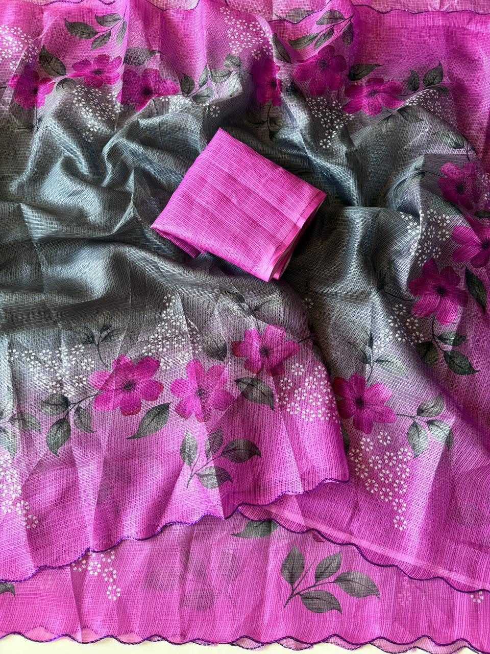 Kota Checks Printed Saree