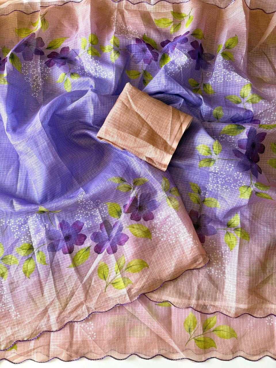 Kota Checks Printed Saree