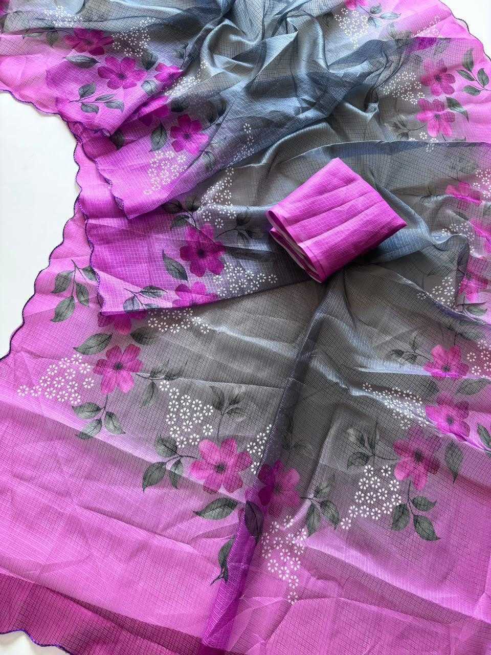 Kota Checks Printed Saree