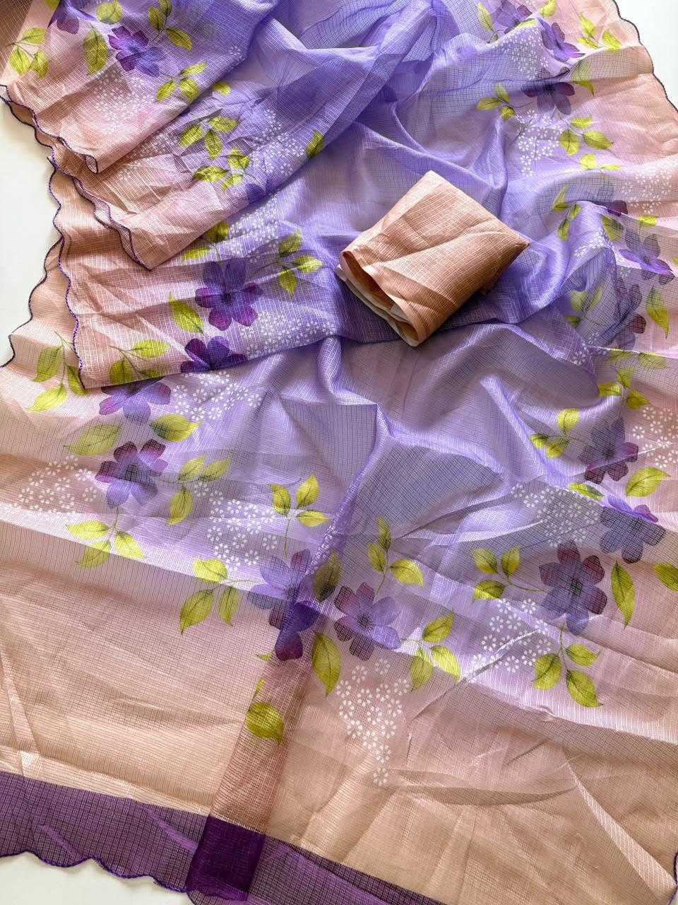 Kota Checks Printed Saree