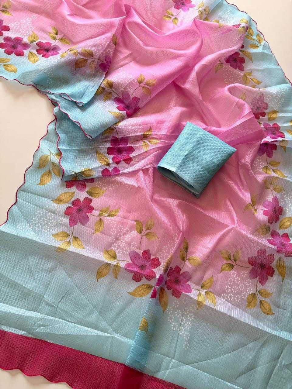 Kota Checks Printed Saree
