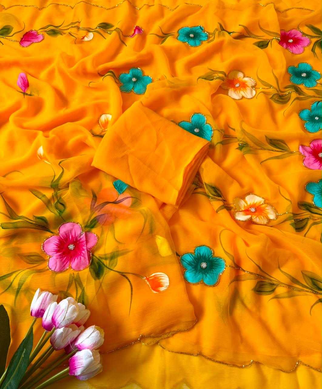 Chiffon Printed Saree