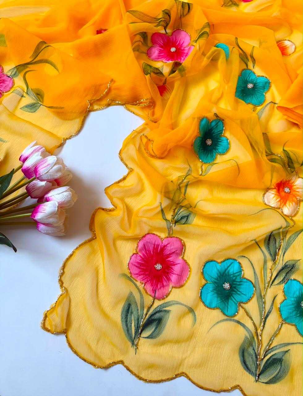 Chiffon Printed Saree