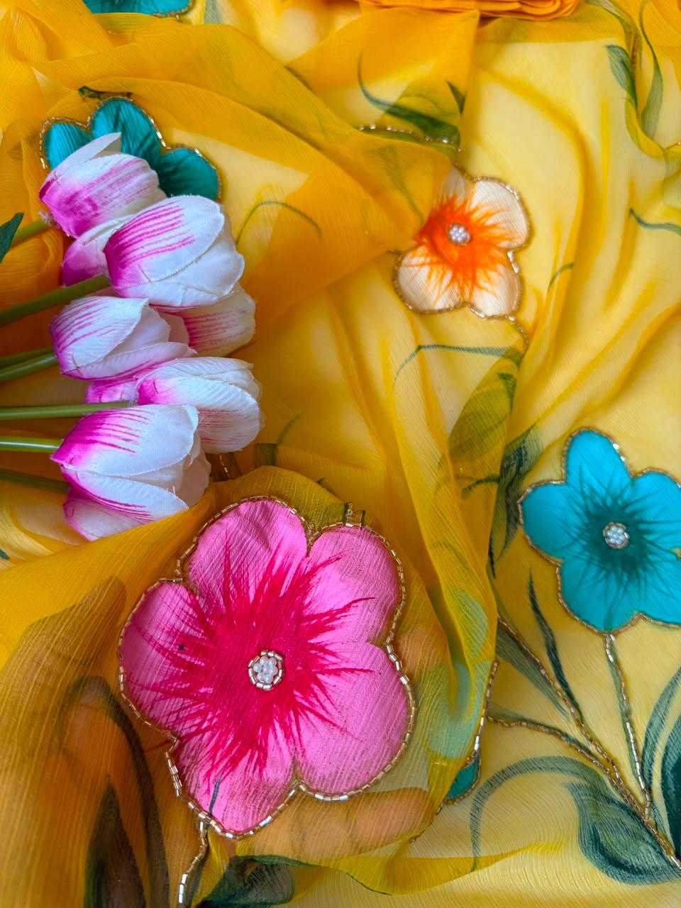 Chiffon Printed Saree