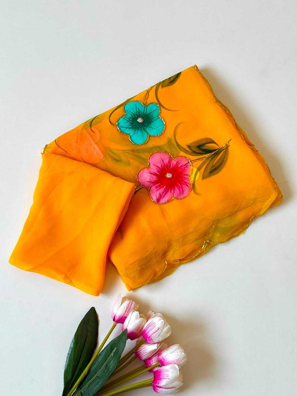 Chiffon Printed Saree