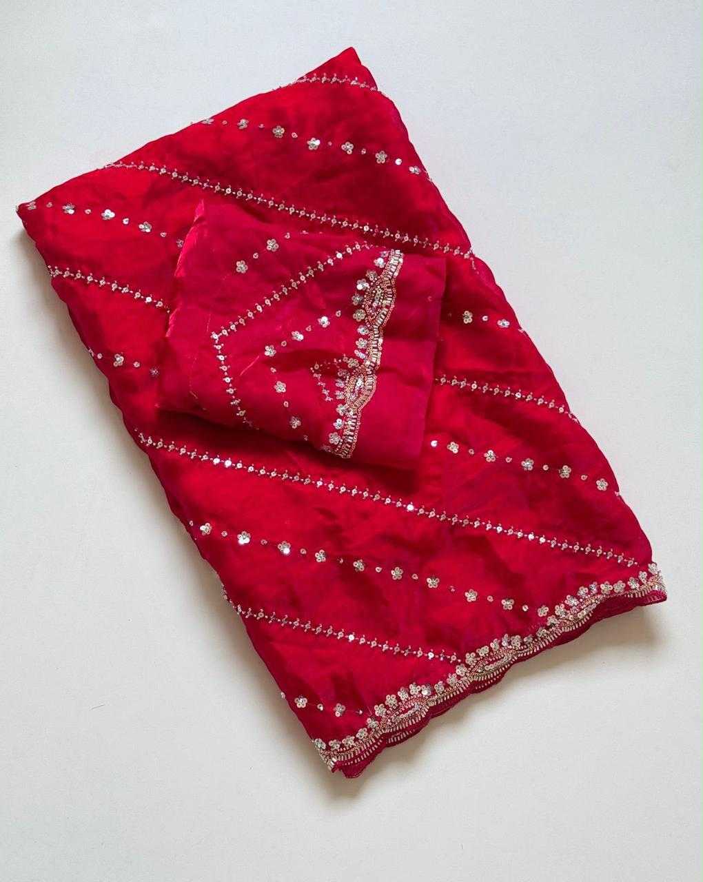 Akshara Satin Sequence Saree