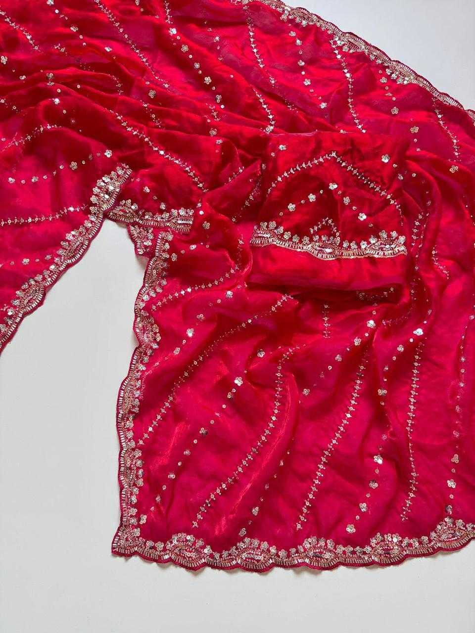 Akshara Satin Sequence Saree