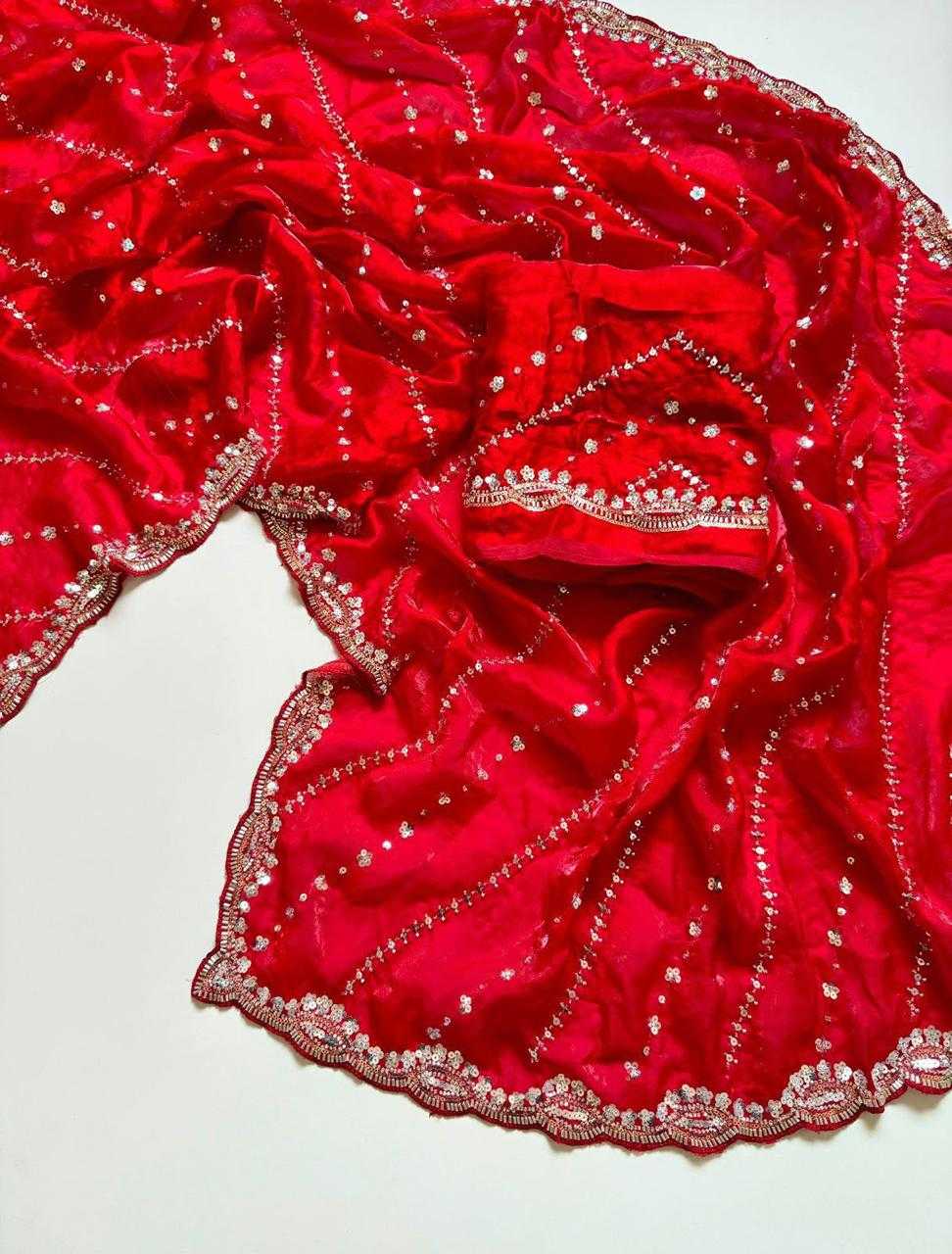 Akshara Satin Sequence Saree