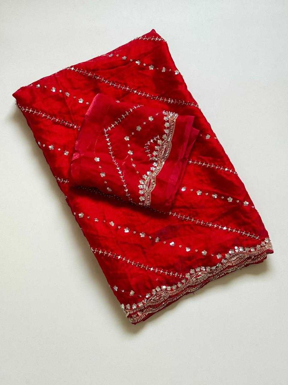 Akshara Satin Sequence Saree