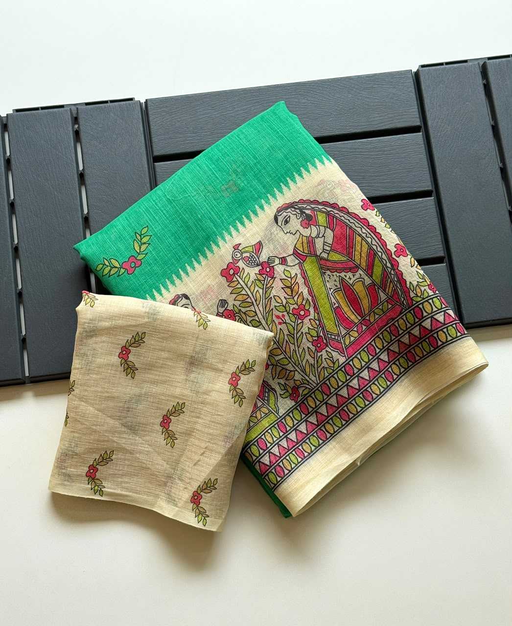 Linen Designer Saree
