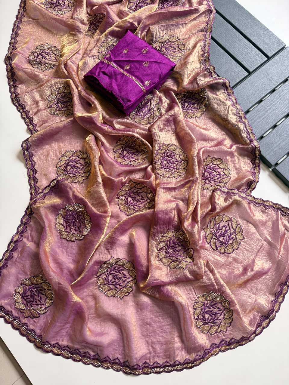 Anika Satin Designer Saree