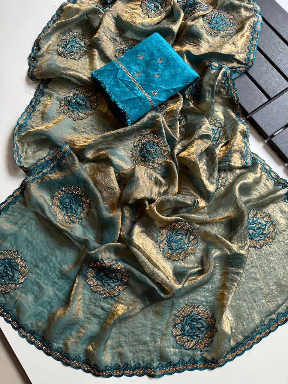 Anika Satin Designer Saree