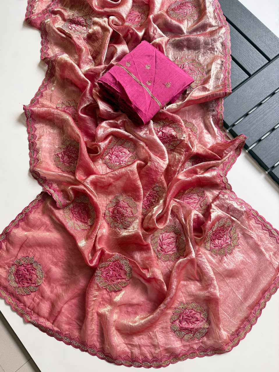 Anika Satin Designer Saree