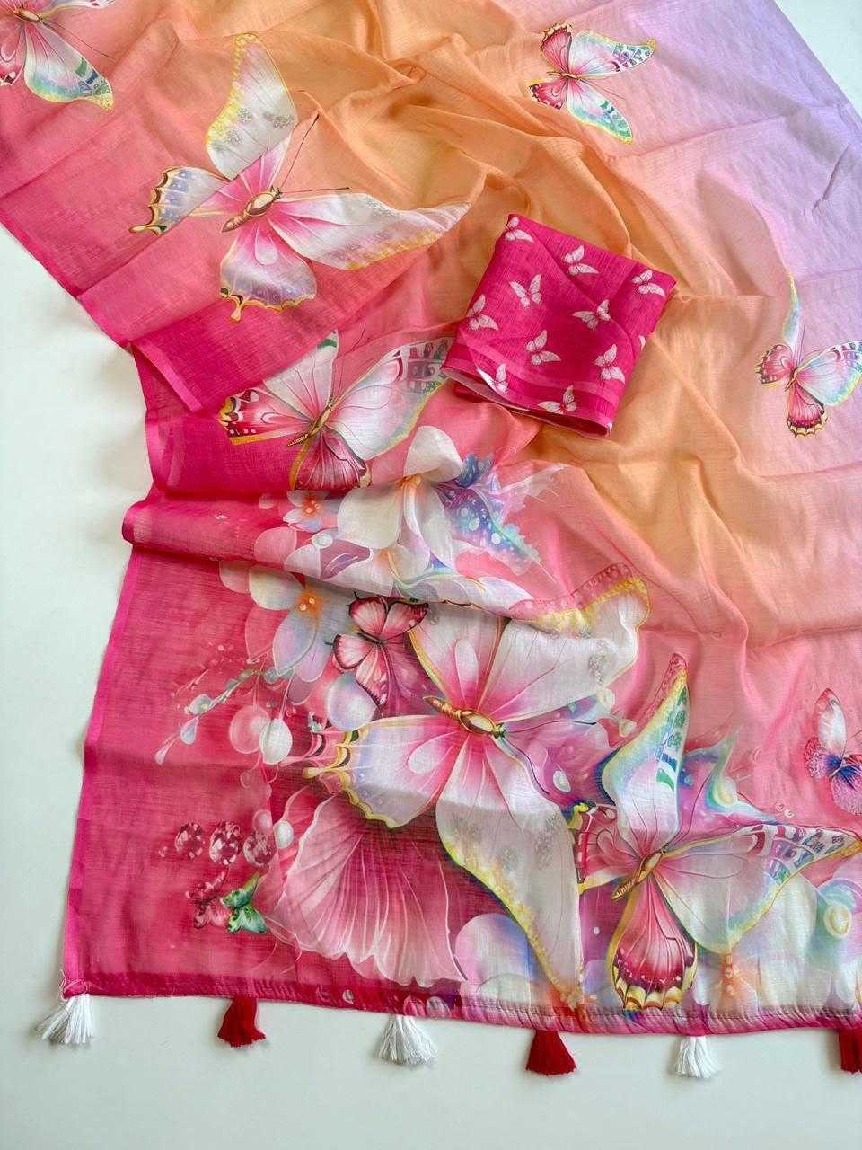 Linen Fancy Saree
