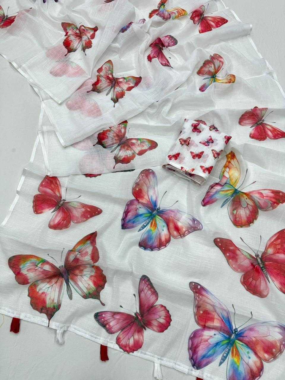 Linen Party Wear Saree