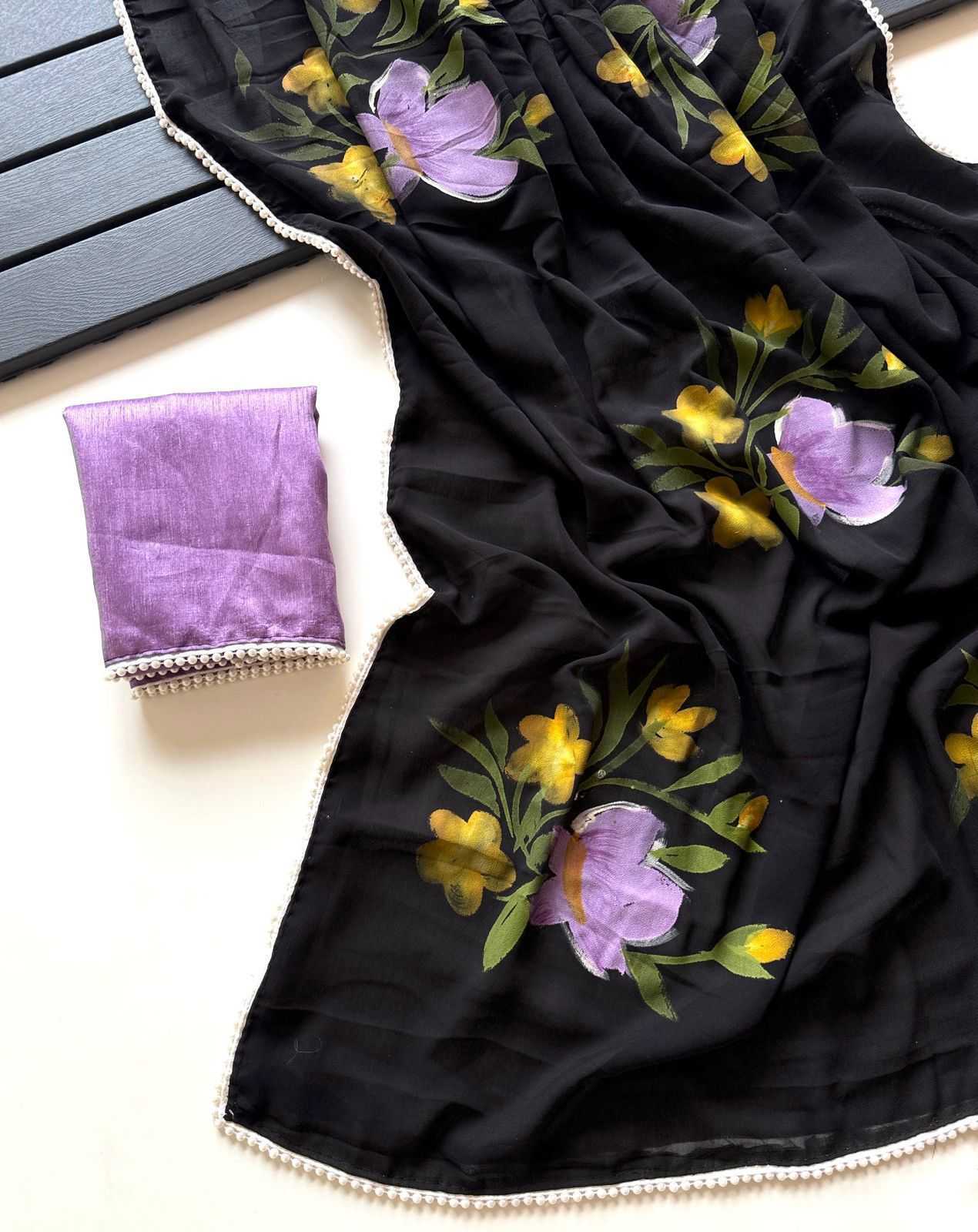 Georgette Printed Saree
