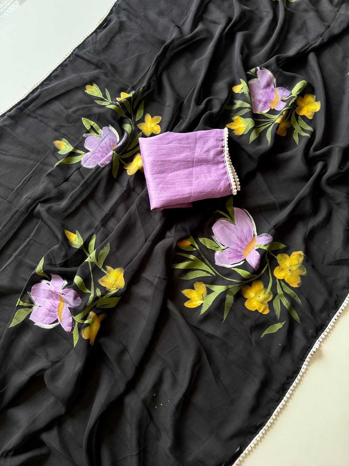 Georgette Printed Saree