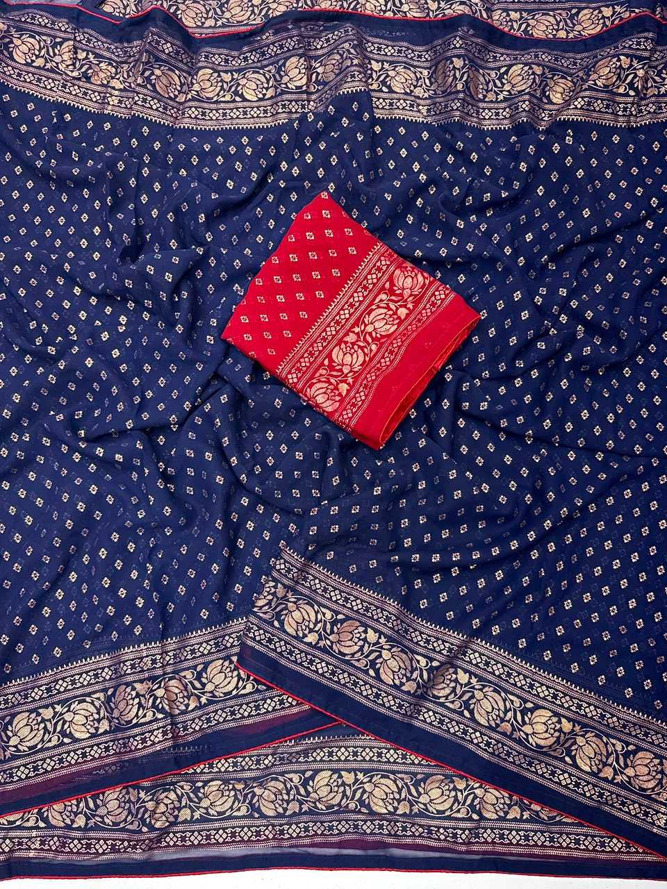 Butti Premium Georgette Designer Saree