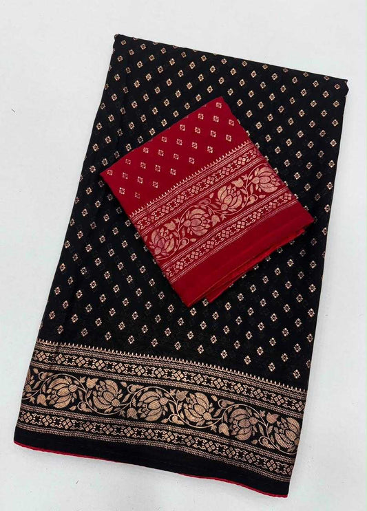 Butti Premium Georgette Printed Saree