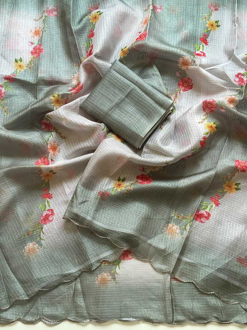 Kota Checks Printed Saree