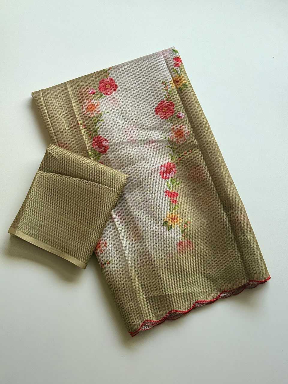 Kota Checks Printed Saree