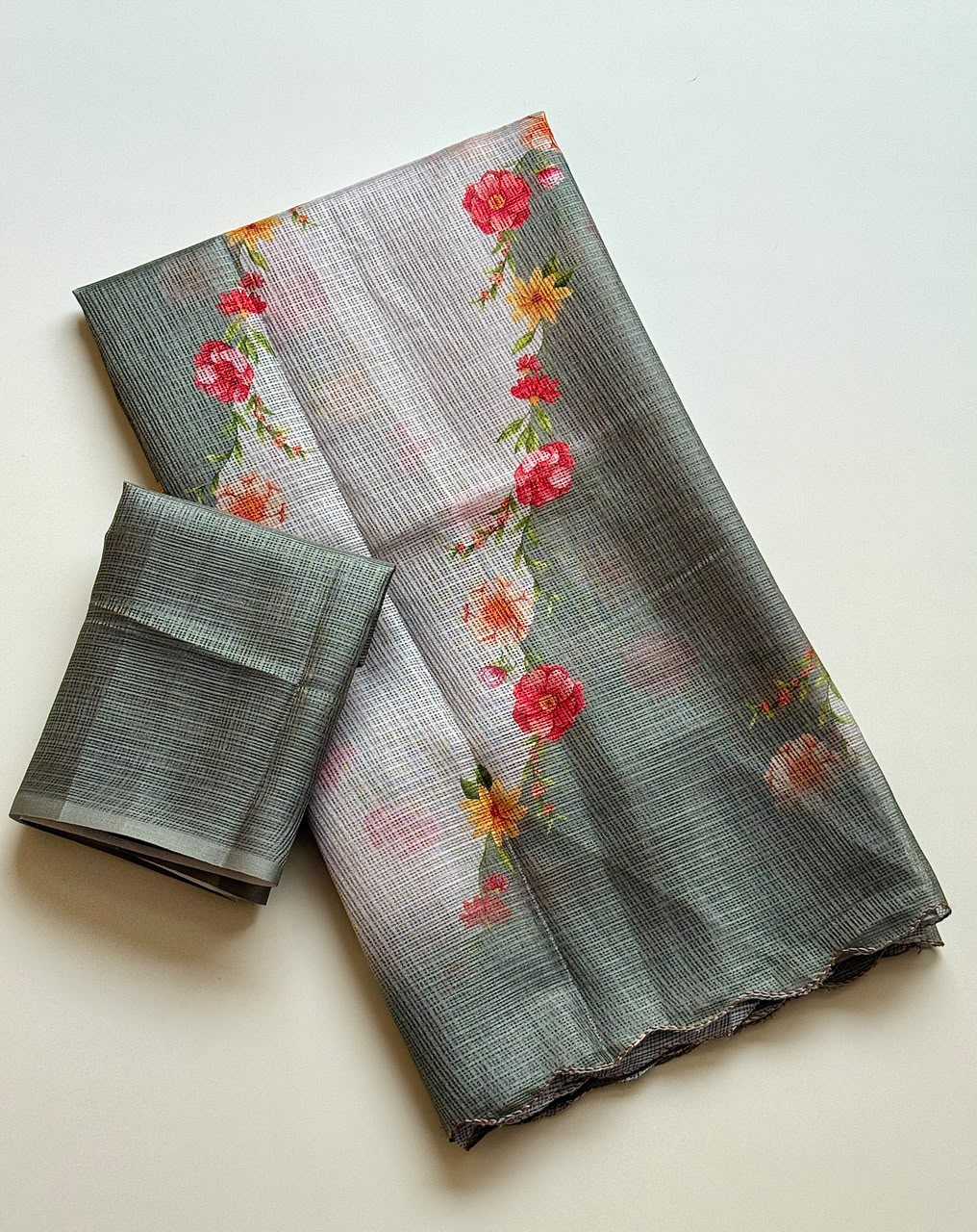 Kota Checks Printed Saree