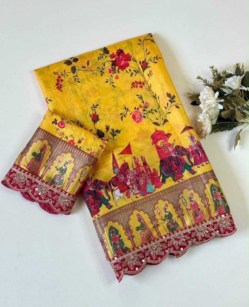 Dola Silk Printed Saree