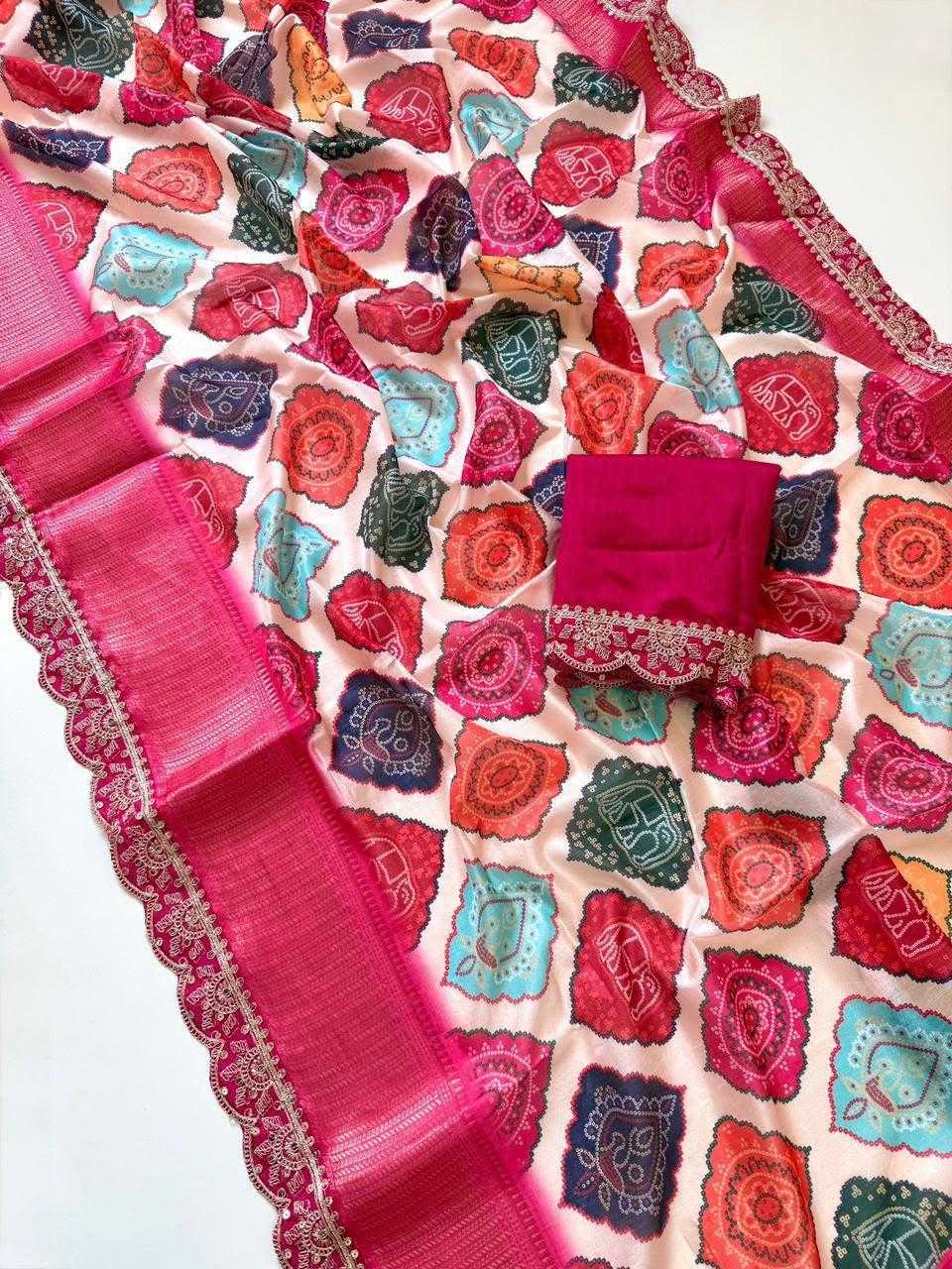 Dola Silk Printed Saree