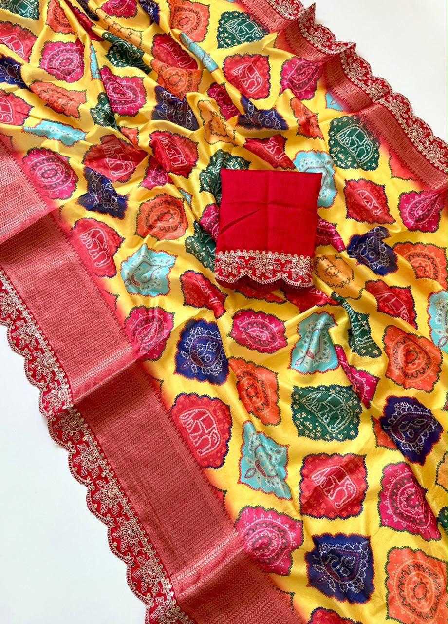 Dola Silk Printed Saree