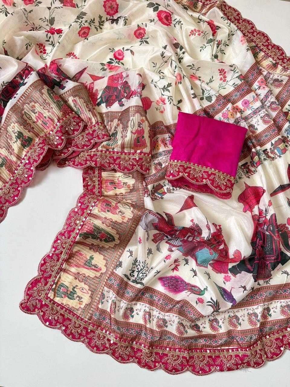 Dola Silk Printed Saree