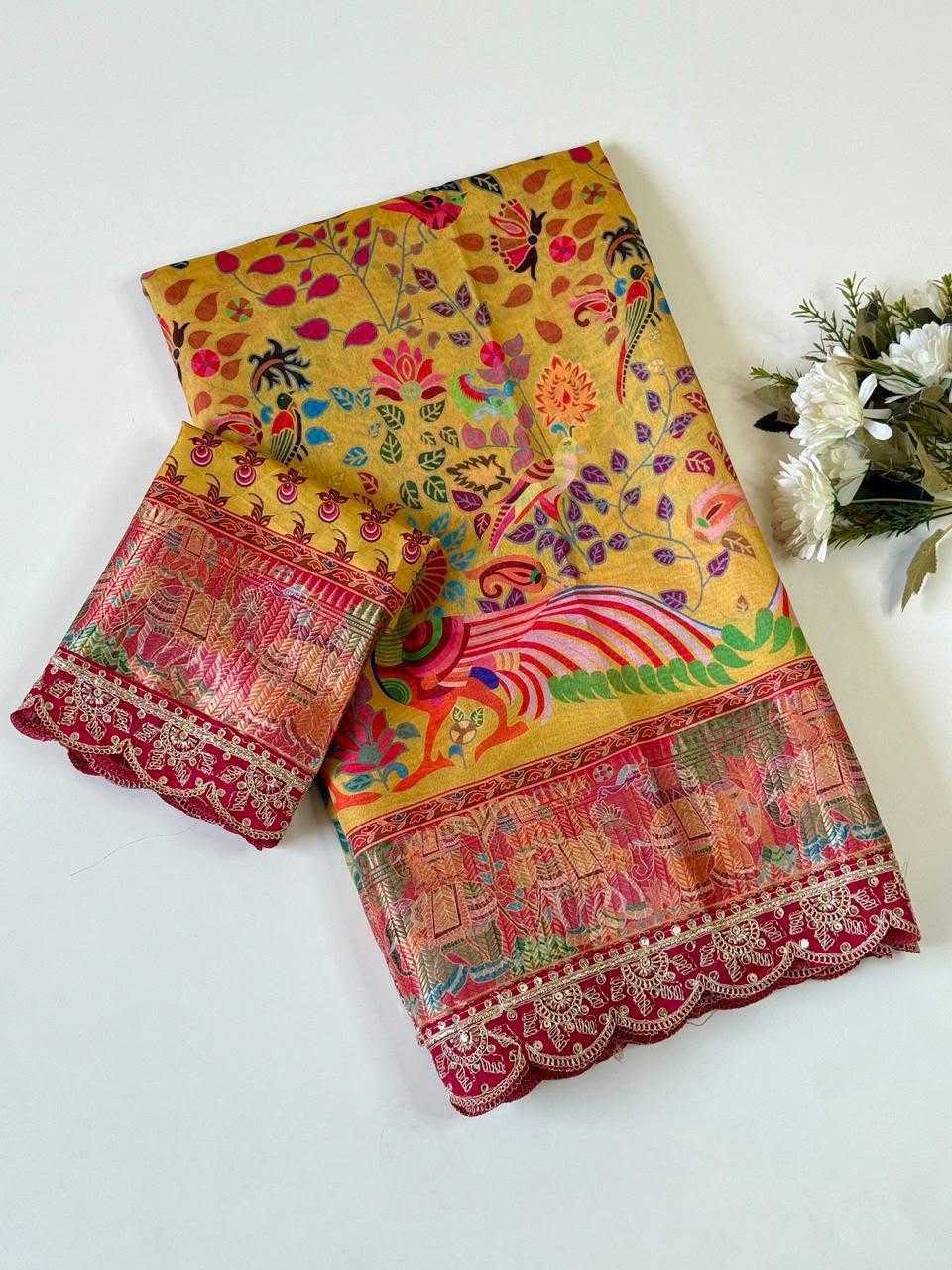Dola Silk Printed Saree