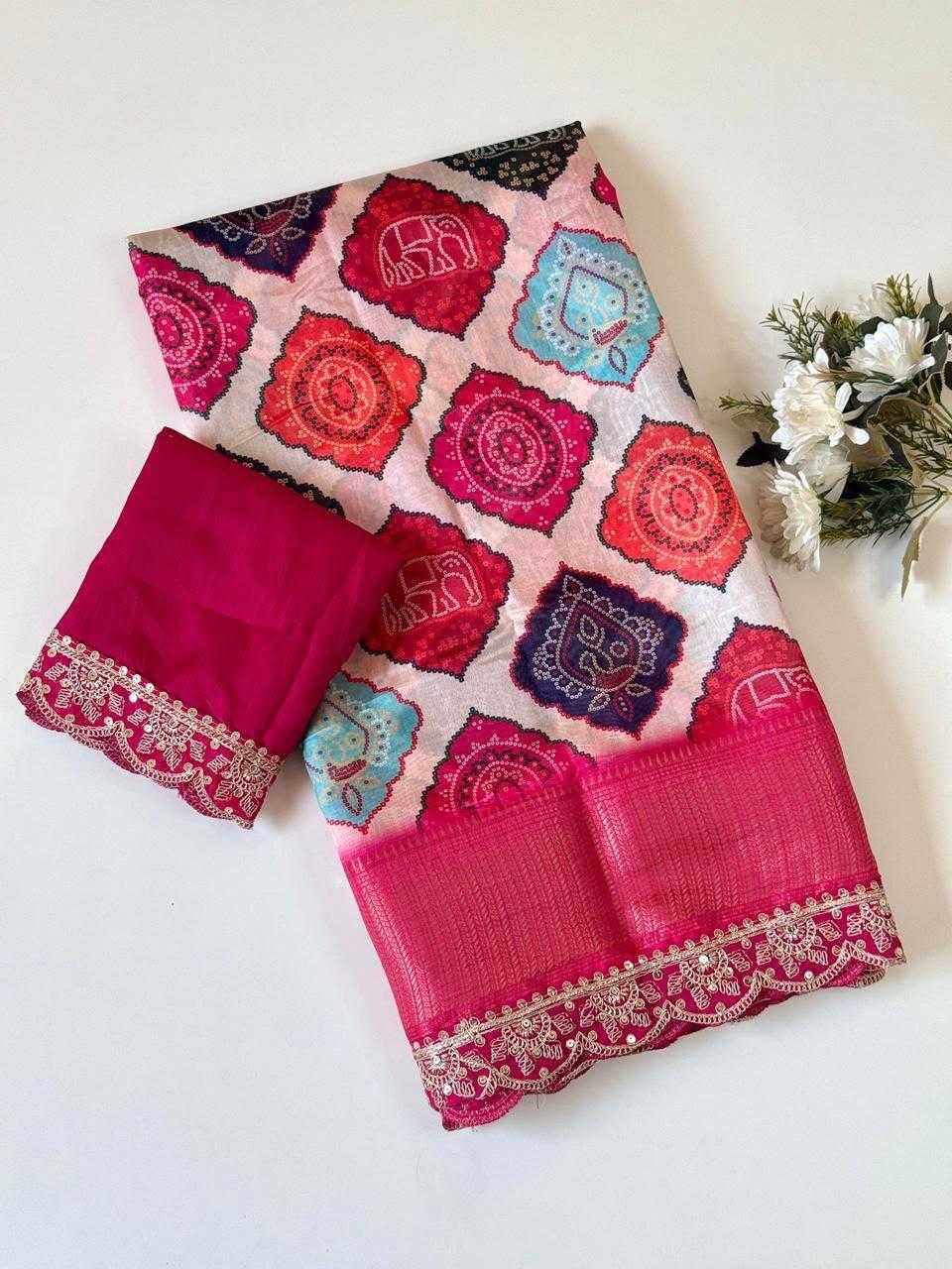 Dola Silk Printed Saree