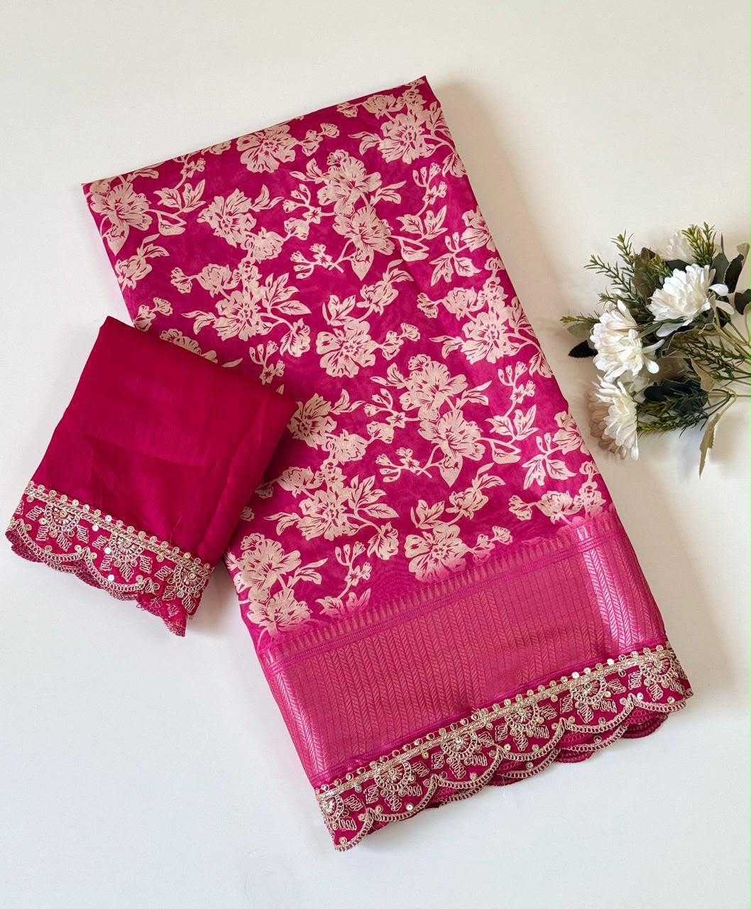 Dola Silk Printed Saree