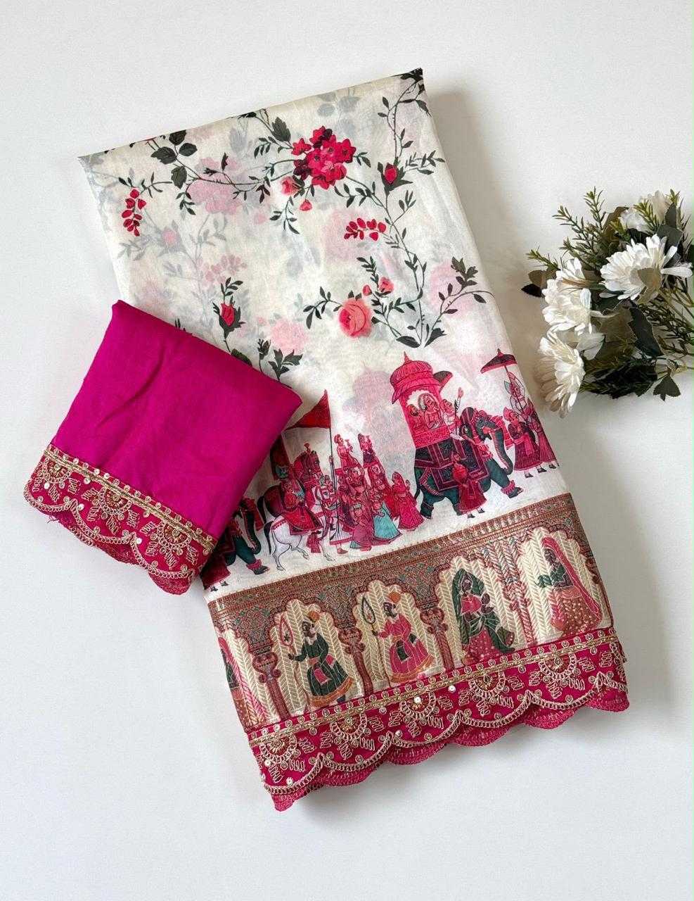 Dola Silk Printed Saree