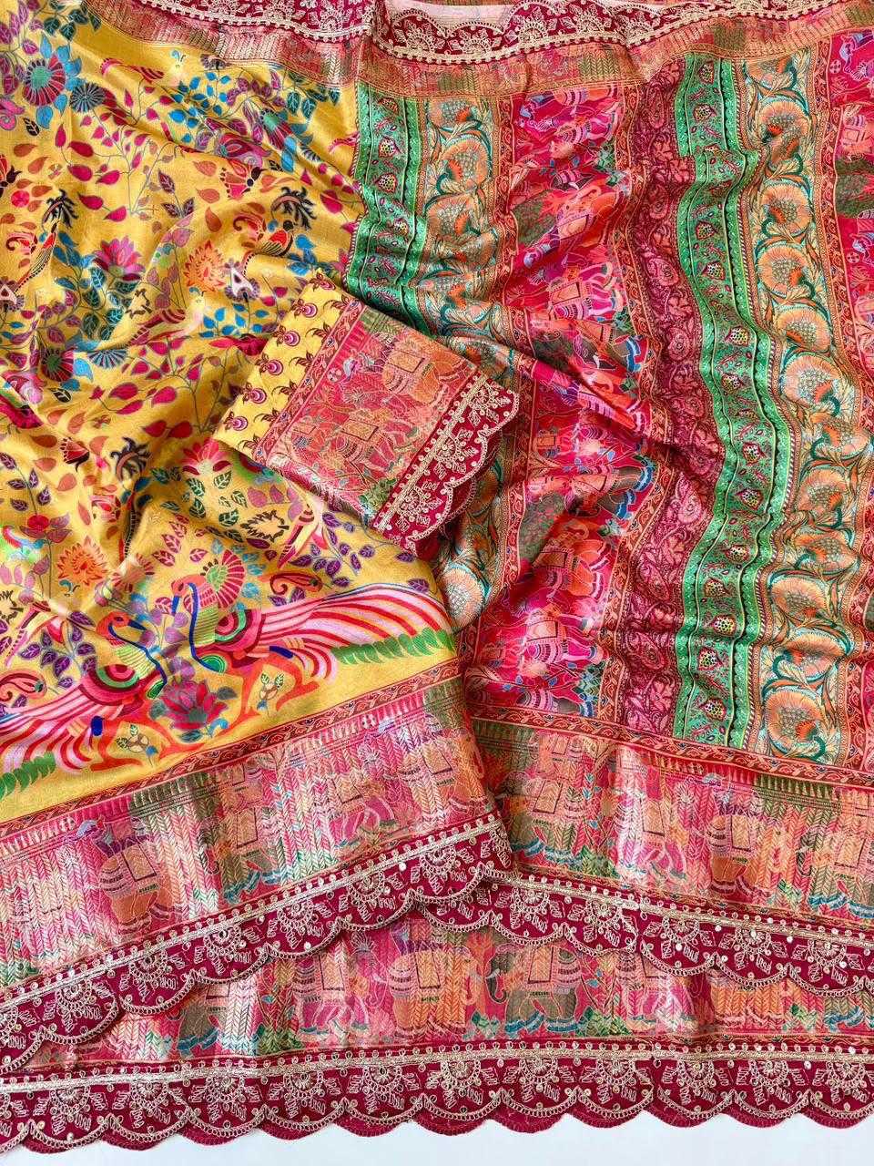 Dola Silk Printed Saree