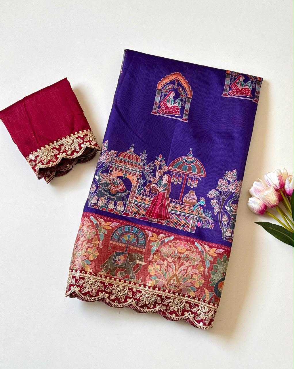 Dola Silk Designer Saree