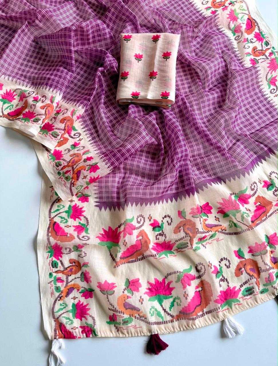 Linen Fancy Saree