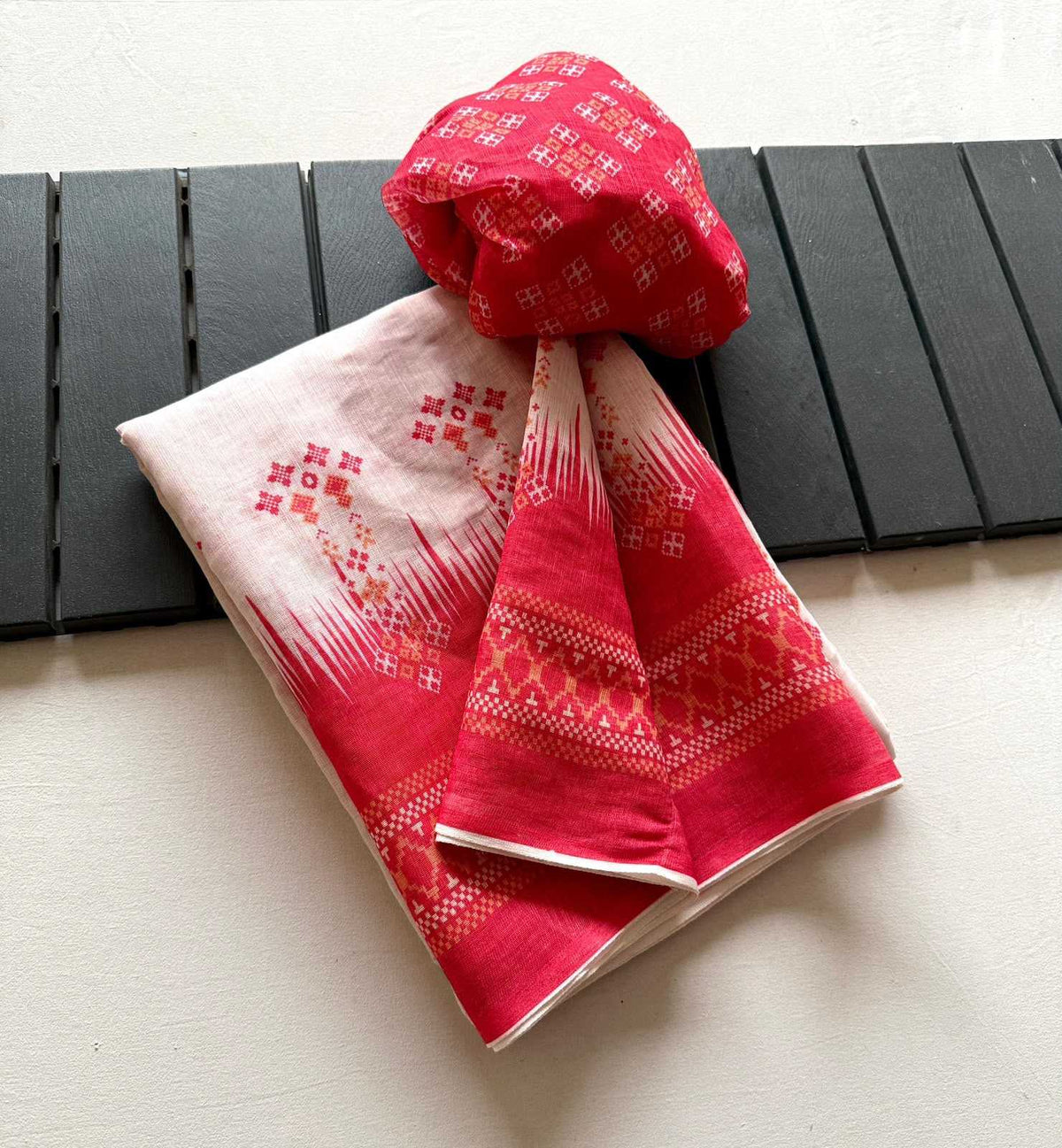 Eshani Linen Designer Saree