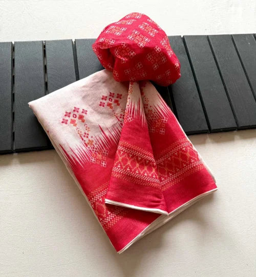 Eshani Linen Designer Saree