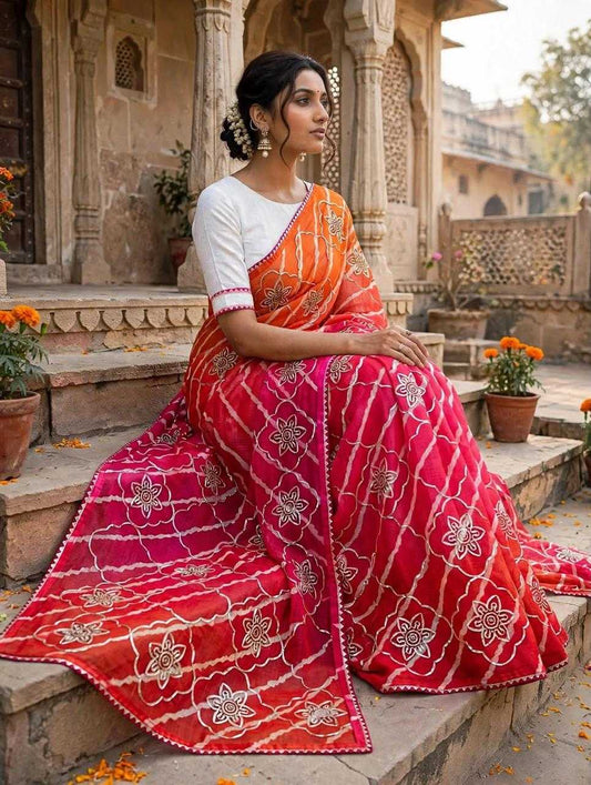 Freshta Soft Kota Fancy Saree