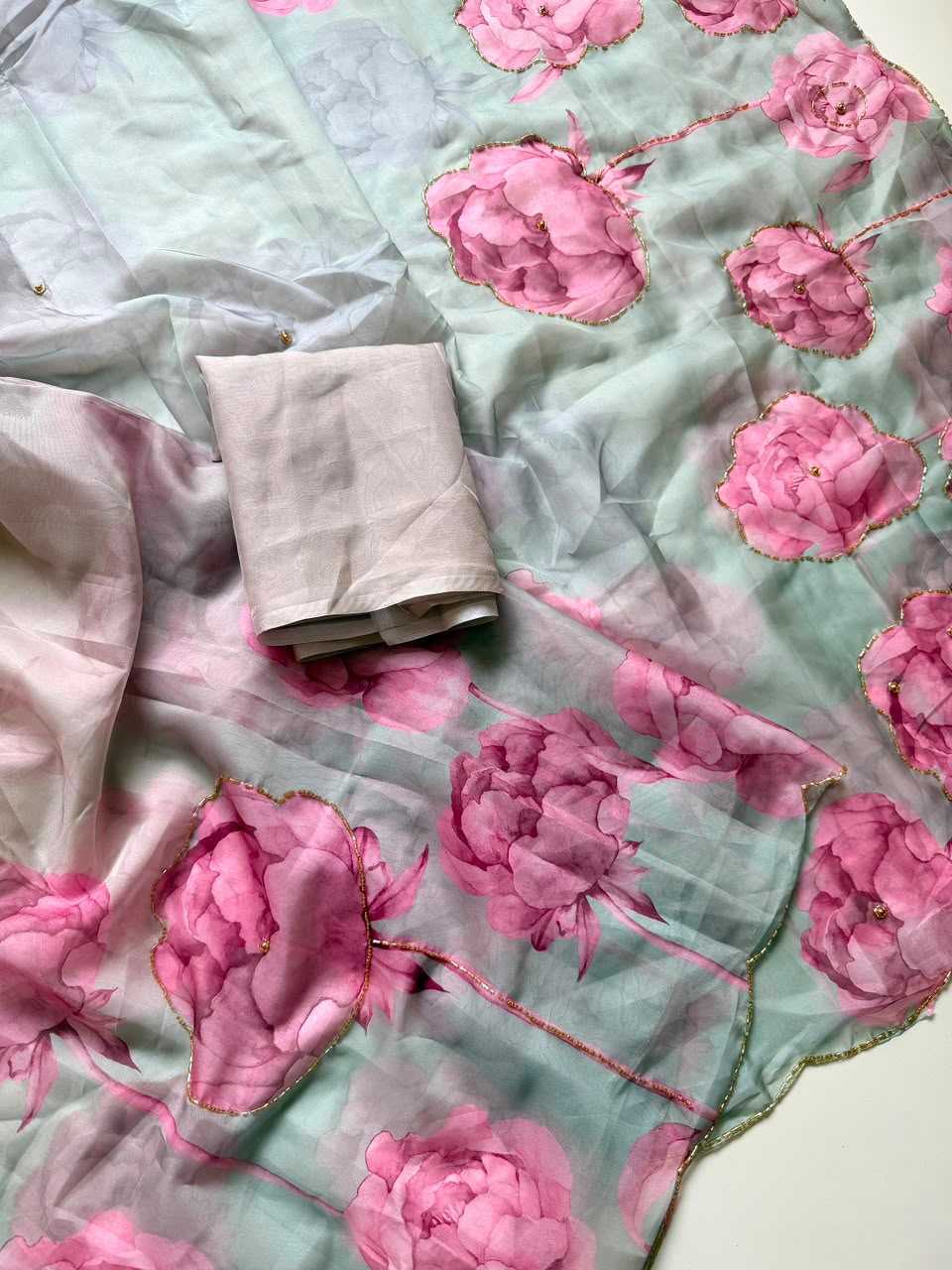 Garima Tabby Silk Soft Saree in Lavender Pink