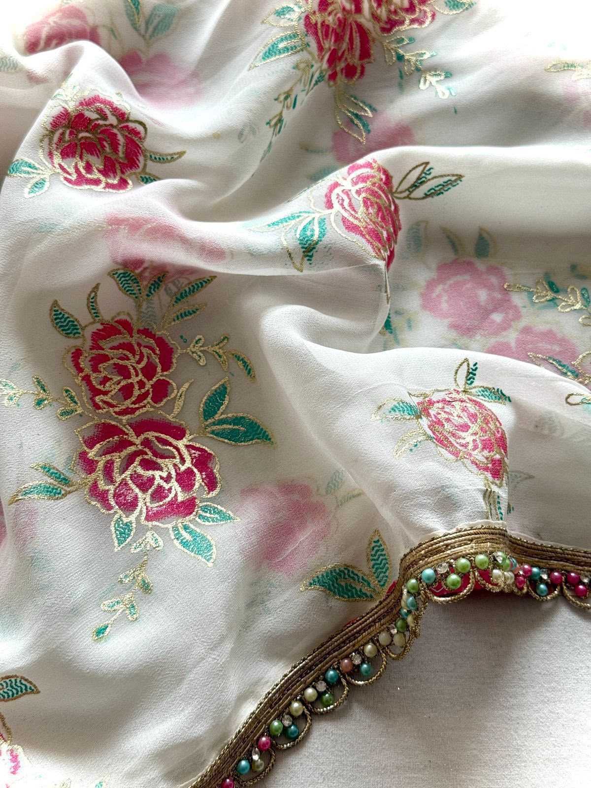 Georgette Printed Saree