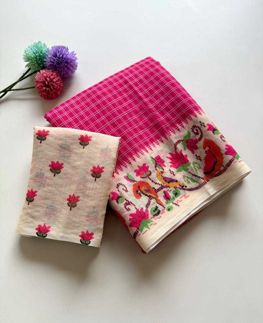 Linen Fancy Saree