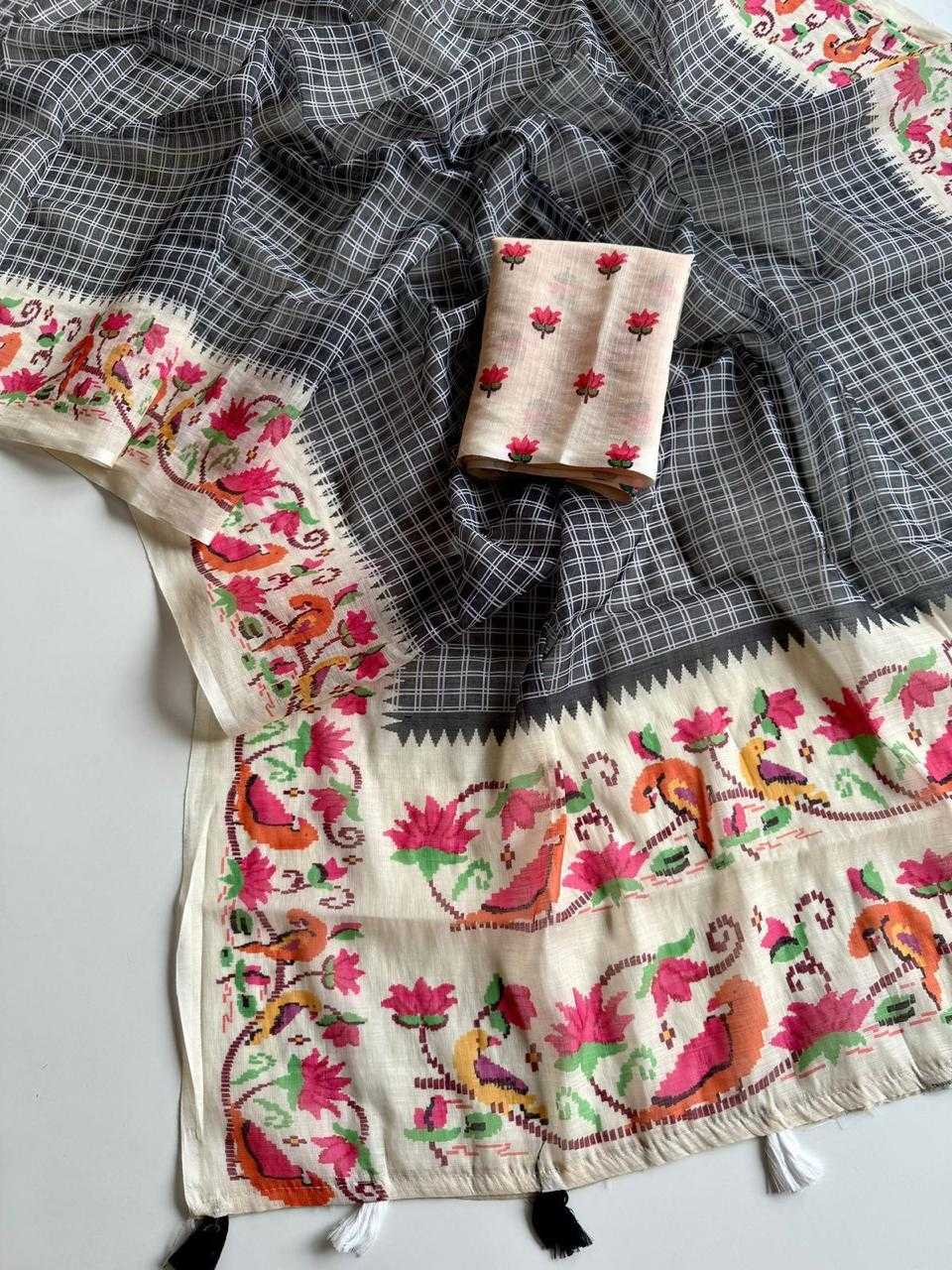 Linen Fancy Saree
