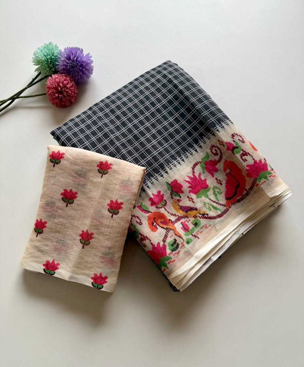 Linen Fancy Saree