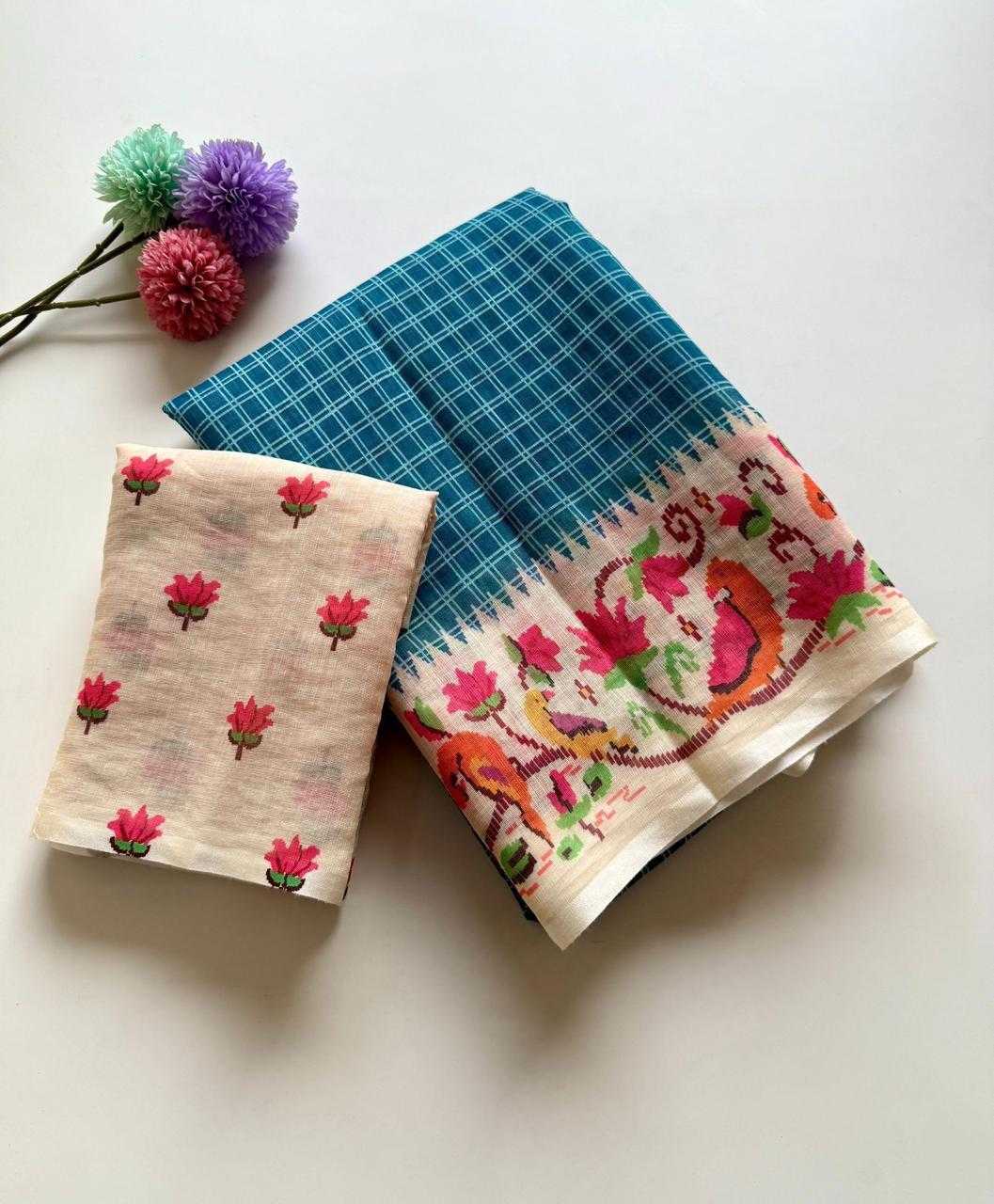 Linen Fancy Saree